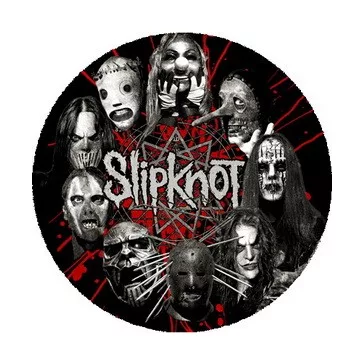 SLIPKNOT: Circle Masks (nagy jelvény, 3,7 cm)