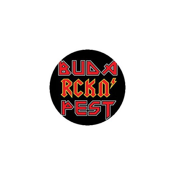 BUDA RCKN' PEST (nagy jelvény, 3,7 cm) BUDA RCKN' PEST (nagy jelvény, 3,7 cm)