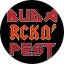 BUDA RCKN' PEST (nagy jelvény, 3,7 cm)