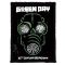 GREEN DAY: Gas Mask (7 cm x 9,5 cm) (felvarró)