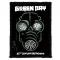 GREEN DAY: Gas Mask (7 cm x 9,5 cm) (felvarró)