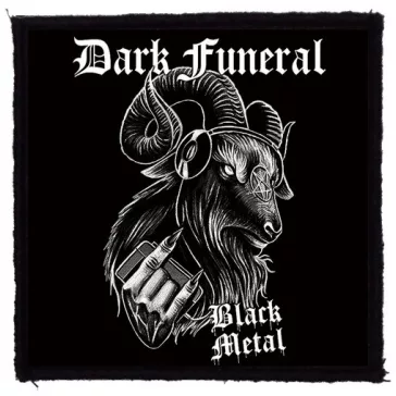 DARK FUNERAL: Black Metal Goat (9,5 cm x 9,5 cm) (felvarró)