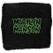 MARILYN MANSON: Logo (frottír csuklószorító)