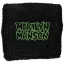 MARILYN MANSON: Logo (frottír csuklószorító)