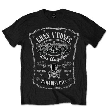 GUNS N' ROSES: Paradise City Label (póló)