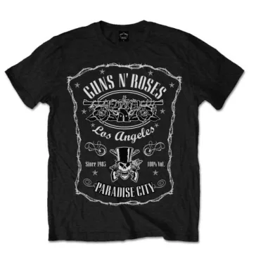GUNS N' ROSES: Paradise City Label (póló)