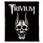 TRIVIUM: Screaming Skull (8 cm x 9,5 cm) (felvarró)