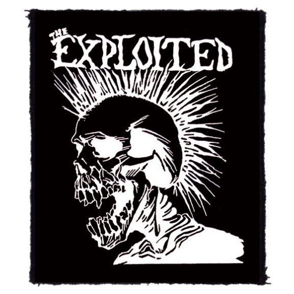 EXPLOITED: White Skull (8 cm x 9,5 cm) (felvarró) EXPLOITED: White Skull (8 cm x 9,5 cm) (felvarró)