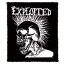 EXPLOITED: White Skull (8 cm x 9,5 cm) (felvarró)