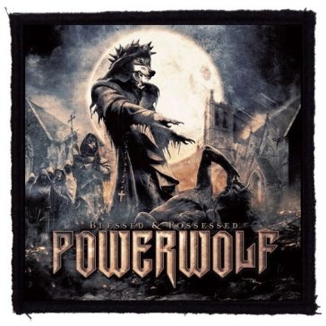 POWERWOLF: Blessed & Possessed (9,5 cm x 9,5 cm) (felvarró)