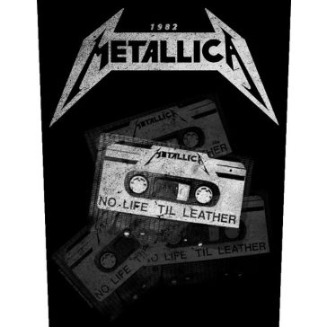  METALLICA: No Life 'til Leather (hátfelvarró / backpatch)