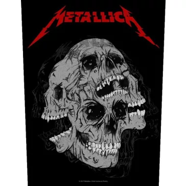 METALLICA: Skulls Hardwired (hátfelvarró / backpatch)