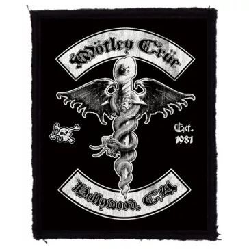 MÖTLEY CRÜE: Hollywood (7,5 cm x 9,5 cm) (felvarró)