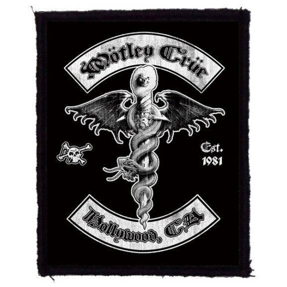 MÖTLEY CRÜE: Hollywood (7,5 cm x 9,5 cm) (felvarró) MÖTLEY CRÜE: Hollywood (7,5 cm x 9,5 cm) (felvarró)