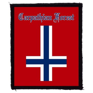 CARPATHIAN FOREST: Norway (7,5 cm x 9,5 cm) (felvarró)