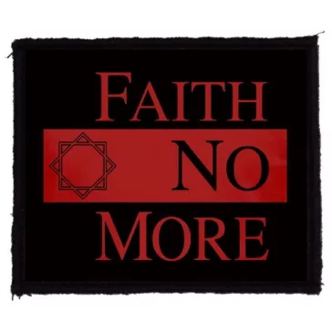 FAITH NO MORE: FNM (9,5 cm x 7,5 cm) (felvarró)
