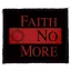 FAITH NO MORE: FNM (9,5 cm x 7,5 cm) (felvarró)