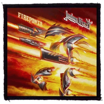 JUDAS PRIEST: Firepower (9,5 cm x 9,5 cm) (felvarró)