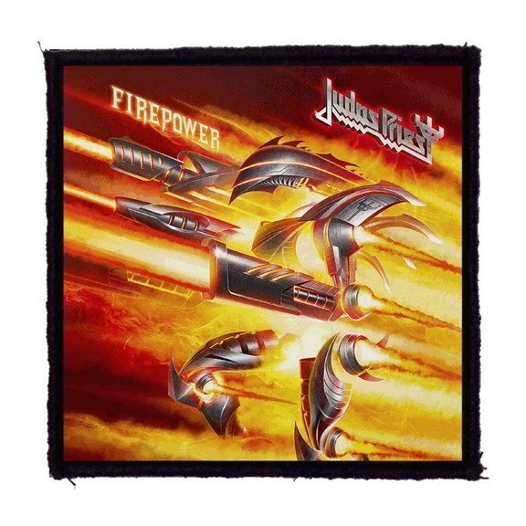 JUDAS PRIEST: Firepower (9,5 cm x 9,5 cm) (felvarró) JUDAS PRIEST: Firepower (9,5 cm x 9,5 cm) (felvarró)