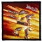 JUDAS PRIEST: Firepower (9,5 cm x 9,5 cm) (felvarró)