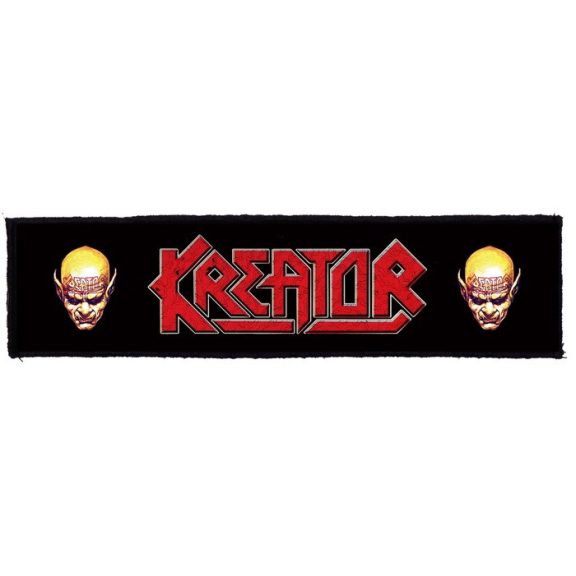 KREATOR: Logo Superstrip (22 cm x 5 cm) (felvarró) KREATOR: Logo Superstrip (22 cm x 5 cm) (felvarró)