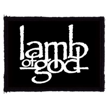 LAMB OF GOD: Logo (9,5 cm x 6,5 cm) (felvarró)