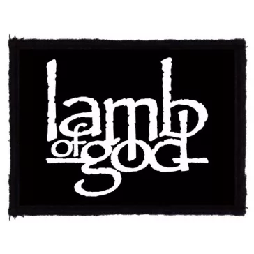LAMB OF GOD: Logo (9,5 cm x 6,5 cm) (felvarró)
