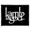 LAMB OF GOD: Logo (9,5 cm x 6,5 cm) (felvarró)
