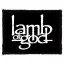 LAMB OF GOD: Logo (9,5 cm x 6,5 cm) (felvarró)