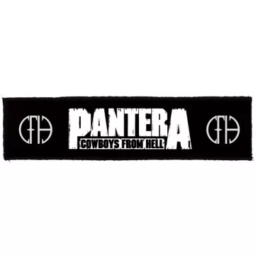 PANTERA: Logo CFH Superstrip (22 cm x 5 cm) (felvarró)
