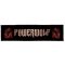POWERWOLF: Logo Superstrip (22 cm x 5 cm) (felvarró)