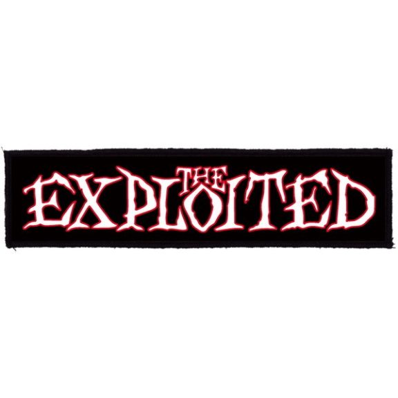 EXPLOITED: Logo Big Superstrip (22 cm x 5 cm) (felvarró) EXPLOITED: Logo Big Superstrip (22 cm x 5 cm) (felvarró)