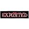 EXPLOITED: Logo Big Superstrip (22 cm x 5 cm) (felvarró)