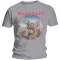 IRON MAIDEN: Trooper Vintage Circle (grey) (póló)