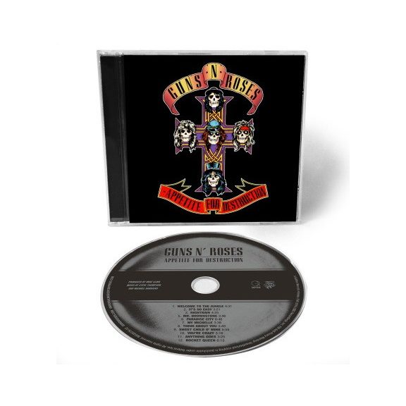 GUNS N' ROSES: Appetite For Destruction (CD, 2018 remaster GUNS N' ROSES: Appetite For Destruction (CD, 2018 remaster