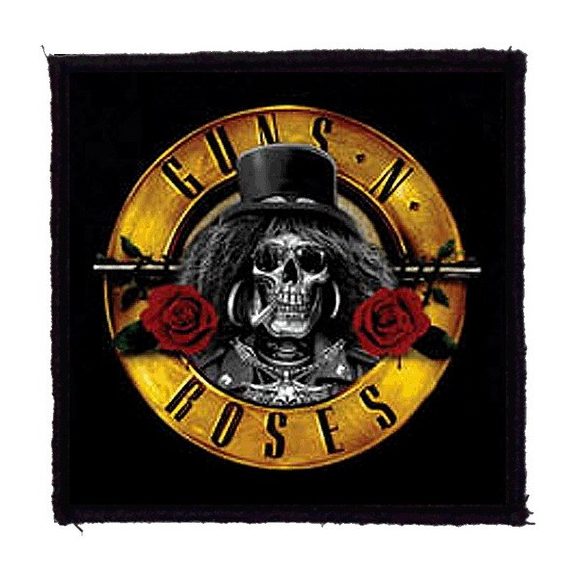 GUNS N' ROSES: Skull Bullet (9,5 cm x 9,5 cm) (felvarró) GUNS N' ROSES: Skull Bullet (9,5 cm x 9,5 cm) (felvarró)