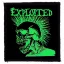 EXPLOITED: Green Skull (8,5 cm x 9,5 cm) (felvarró)