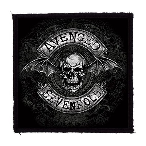 AVENGED SEVENFOLD: Batskull (9,5 cm x 9,5 cm) (felvarró) AVENGED SEVENFOLD: Batskull (9,5 cm x 9,5 cm) (felvarró)