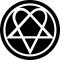 HIM: Heartagram Circular (kör) (felvarró)