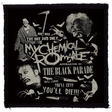  MY CHEMICAL ROMANCE: You'll Die (9,5 cm x 9,5 cm) (felvarró)