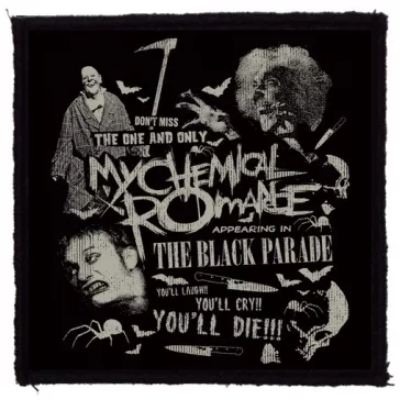   MY CHEMICAL ROMANCE: You'll Die (9,5 cm x 9,5 cm) (felvarró)