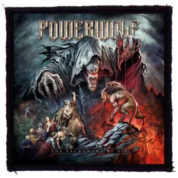  POWERWOLF: The Sacrament Of Sin (9,5 cm x 9,5 cm) (felvarró)
