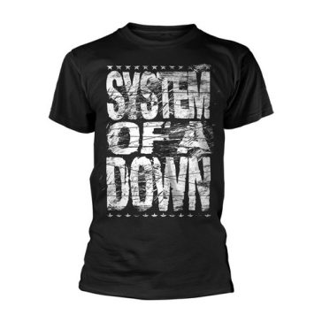 SYSTEM OF A DOWN: Logo Distressed (póló)