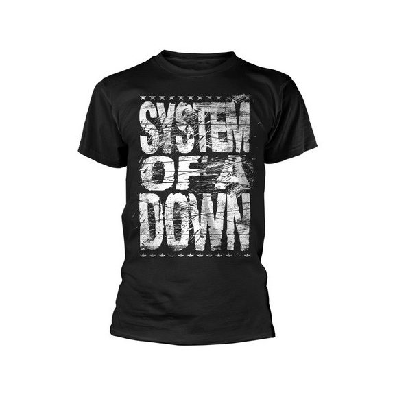 SYSTEM OF A DOWN: Logo Distressed (póló) SYSTEM OF A DOWN: Logo Distressed (póló)