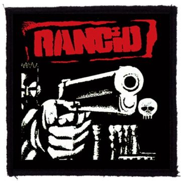 RANCID: Gun (9,5 cm x 9,5 cm) (kisfelvarró)