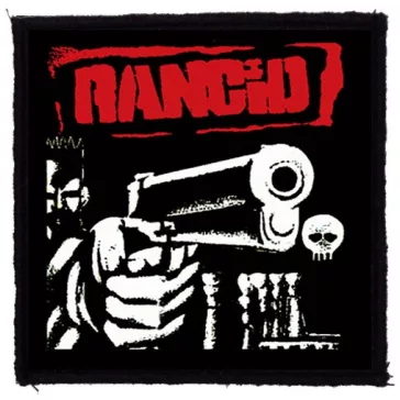 RANCID: Gun (9,5 cm x 9,5 cm) (kisfelvarró)