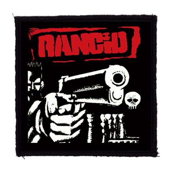 RANCID: Gun (9,5 cm x 9,5 cm) (kisfelvarró) RANCID: Gun (9,5 cm x 9,5 cm) (kisfelvarró)