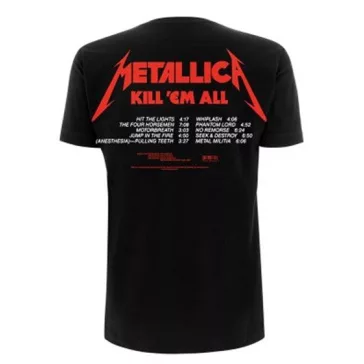 METALLICA: Kill 'em All Tracks (póló)