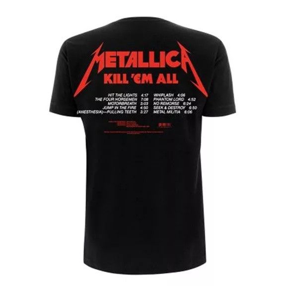 METALLICA: Kill 'em All Tracks (póló)