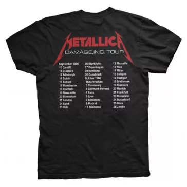 METALLICA: Master... Eu Tour '86 (póló)